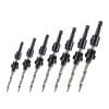 7 Piece Countersink Drill Bit Set with Quick-Change Hex Shank Adapters