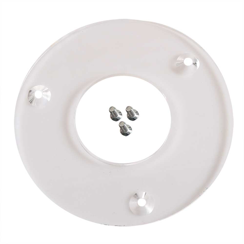 Clear Router Sub Base for Router 100, 690, 691, 693 (5-3/4 Inch Dia) Replaces Porter Cable 42188