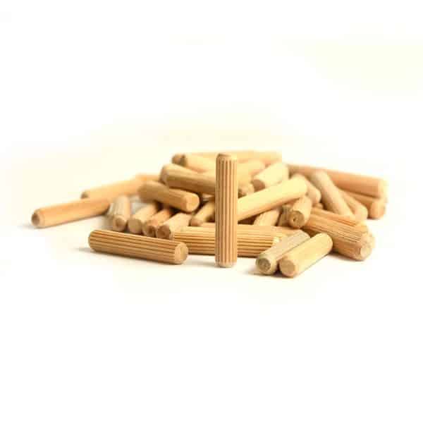 Birch Wood Dowel Pins (Size: 5/16 Inch x 1-1/2 Inch) - 100 PACK