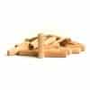 Birch Wood Dowel Pins (Size: 3/8 Inch x 1-1/2 Inch) - 100 PACK