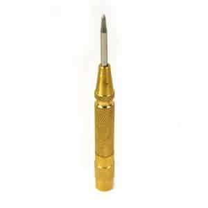 Automatic Center Punch with 5 Inch Long Brass Handle