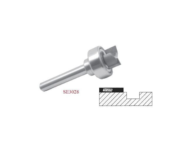 Template Router Bits with Oversized Bearings