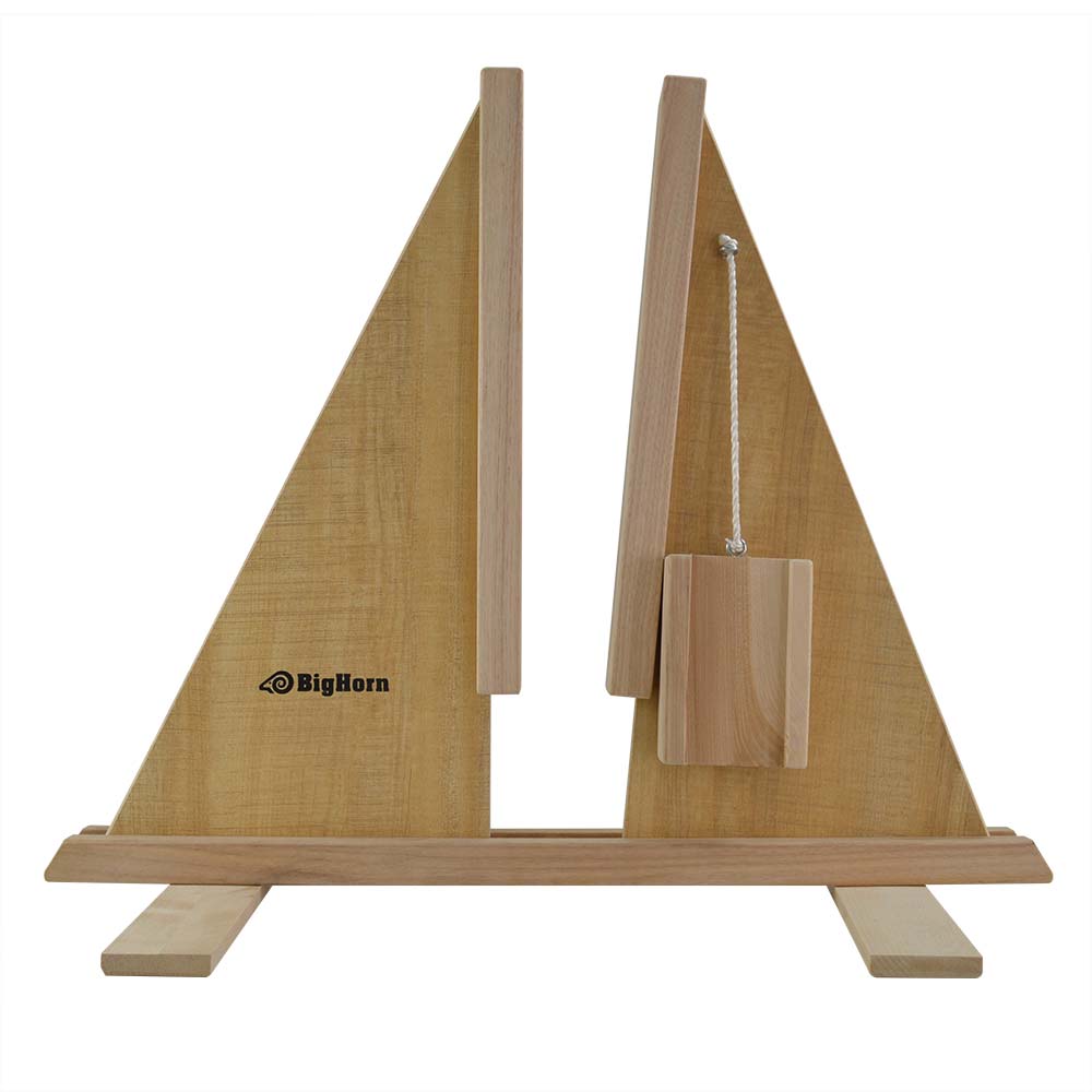 Self-Adjusting Door Holder, All Wood - For Doors as Thin as 1" Or as Thick as 2-1/4" (Replaces Templaco WD-2)