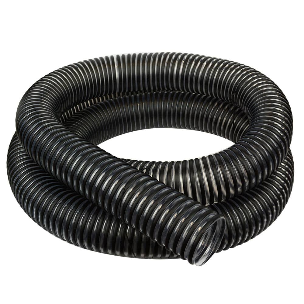 4 Inch x 10 Feet Hose Clear with Black Helix - Replaces Jet JW1034