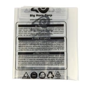 19.5 Inch Dia. Clear Plastic Dust Collection Bag 30.5 Inch x 33 Inch (5 pk)