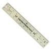 12 Inch Center Finding Ruler, 1-3/4 Inch Wide - Aluminum