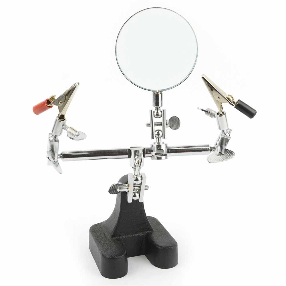 Third Hand With 2-1/2 Inch Magnifier Glass