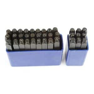 Letter And Number Punch Set Of 36 Piece 1/8 Inch