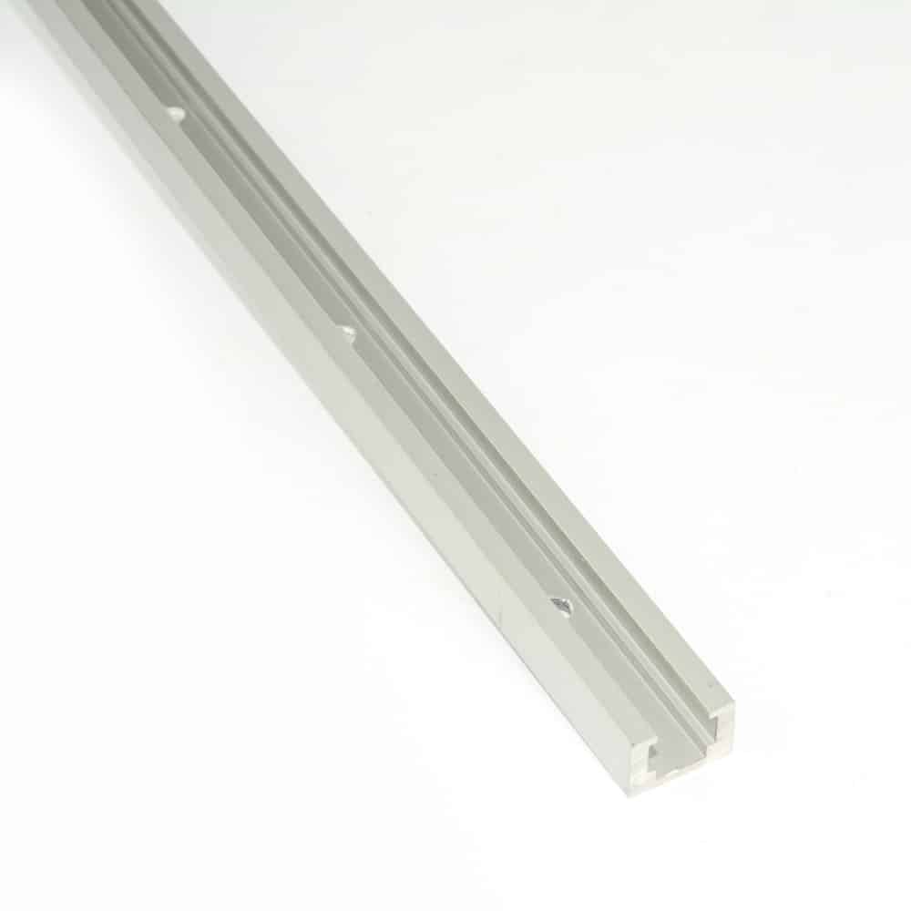 Double-Cut Profile Universal T-Track with Predrilled Mounting Holes - 24-Inch