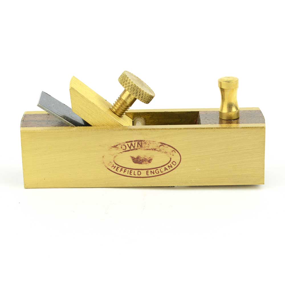 Miniature Rosewood & Brass Block Plane