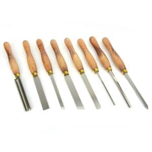 8 Pc Woodturning Tool Set