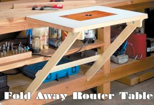 Simple Fold Away Router Table - DIY Router Tables